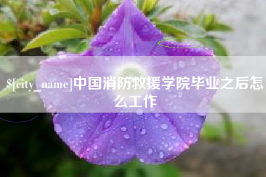 曲靖中国消防救援学院毕业之后怎么工作