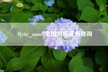 曲靖全国消防证书查询