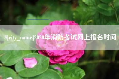 曲靖2020年消防考试网上报名时间