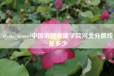 曲靖中国消防救援学院河北分数线是多少