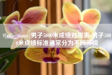 曲靖男子5000米成绩对照表-男子5000米成绩标准通常分为不同等级
