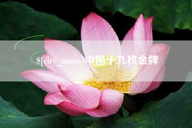 曲靖中国十九枚金牌