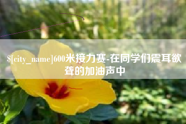 曲靖600米接力赛-在同学们震耳欲聋的加油声中