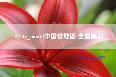 曲靖中国省地图 全图黑白