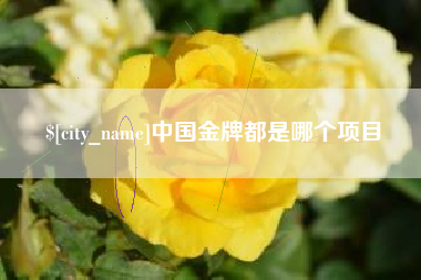 曲靖中国金牌都是哪个项目