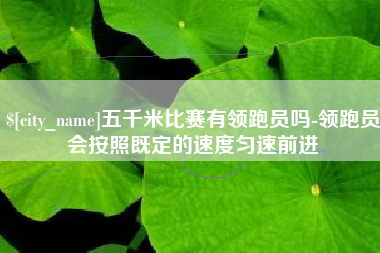 曲靖五千米比赛有领跑员吗-领跑员会按照既定的速度匀速前进