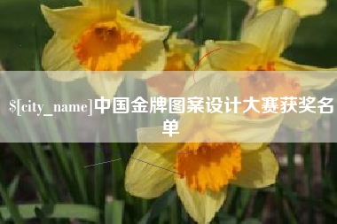 曲靖中国金牌图案设计大赛获奖名单