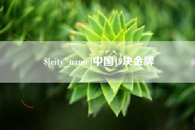 曲靖中国19块金牌