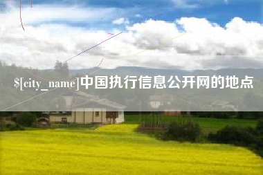 曲靖中国执行信息公开网的地点