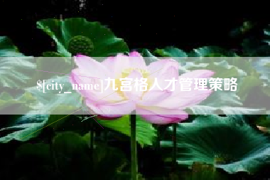 曲靖九宫格人才管理策略