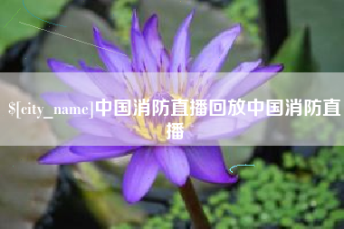 曲靖中国消防直播回放中国消防直播