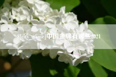 曲靖中国金牌有哪些2021